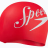 Шапочка для плавання Speedo SLOGAN PRT CAP AU червоний, білий Уні OSFM 8-0838514614