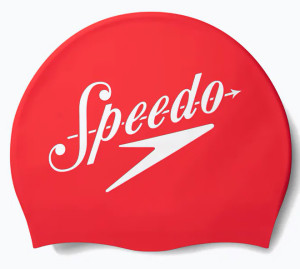 Шапочка для плавання Speedo SLOGAN PRT CAP AU червоний, білий Уні OSFM 8-0838514614
