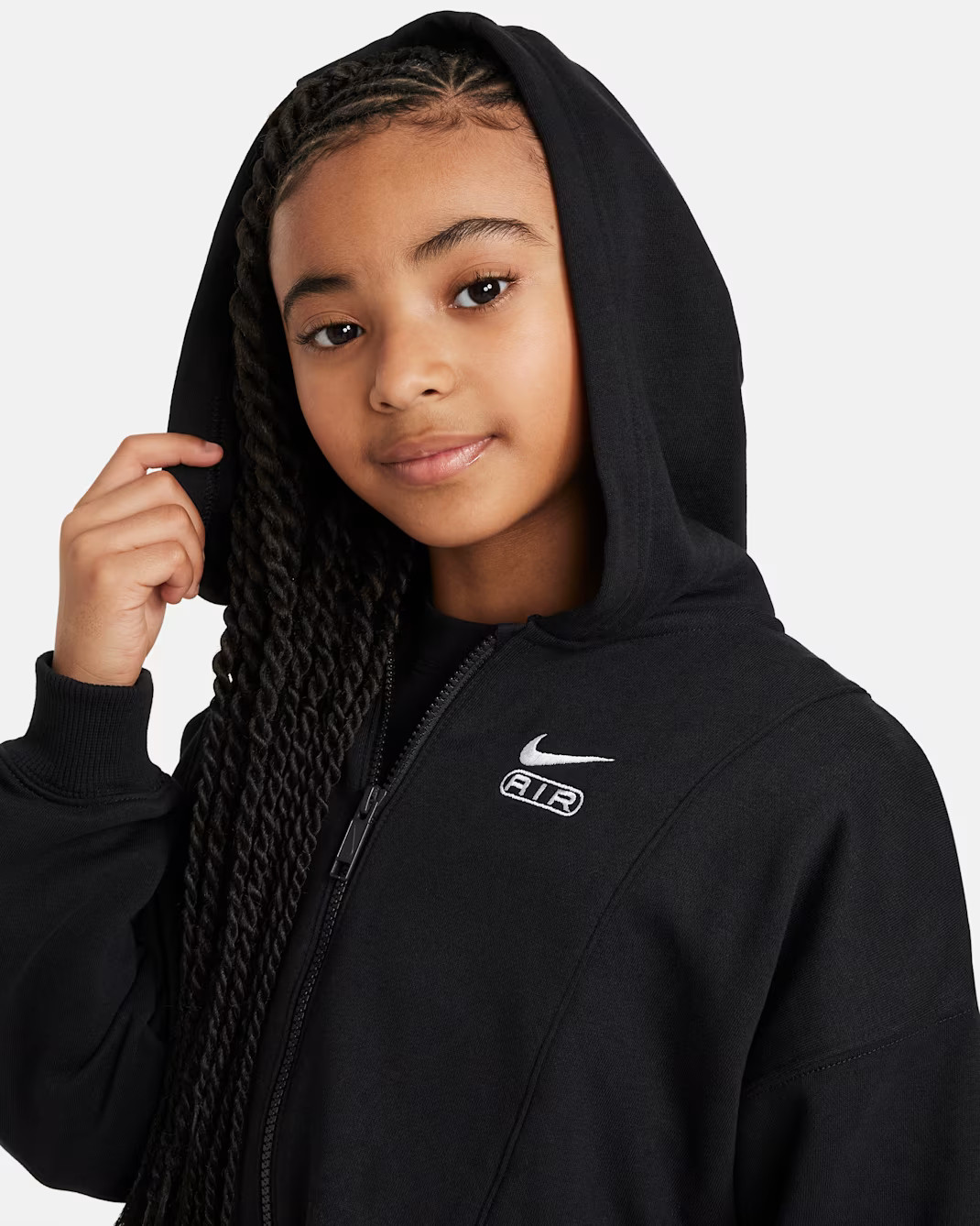 Костюм спортивний дитячий Nike G Nsw Air Ft Fz Black FN8615-010__FN8612-010