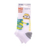 Шкарпетки MINION BRAS OUVERTS білий, сірий Діт 27-30 арт 83890431-3 83890431-3