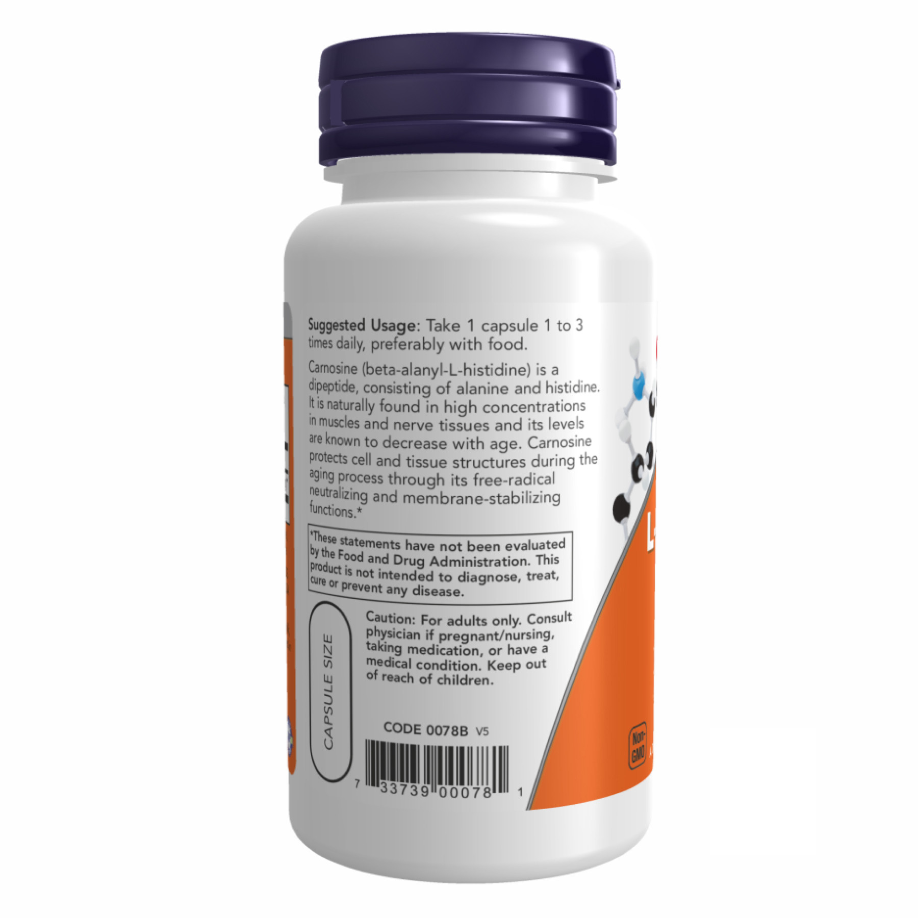 Капсули Carnosine 500mg - 50 vcaps 2022-10-1444