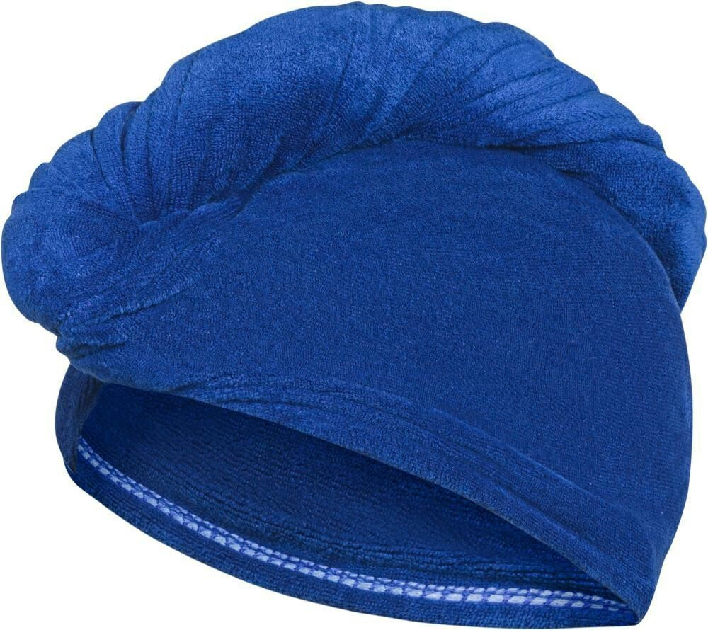 Рушник для волосся Aqua Speed HEAD TOWEL 7341 темно-синій Жін 25х65 см DT-146-01, Цвет темно-синій, DT-146-01
