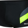 Плавки боксери для чоловіків Aqua Speed ARON 7128 чорний, жовтий Чол M (74-80 см) 338-138