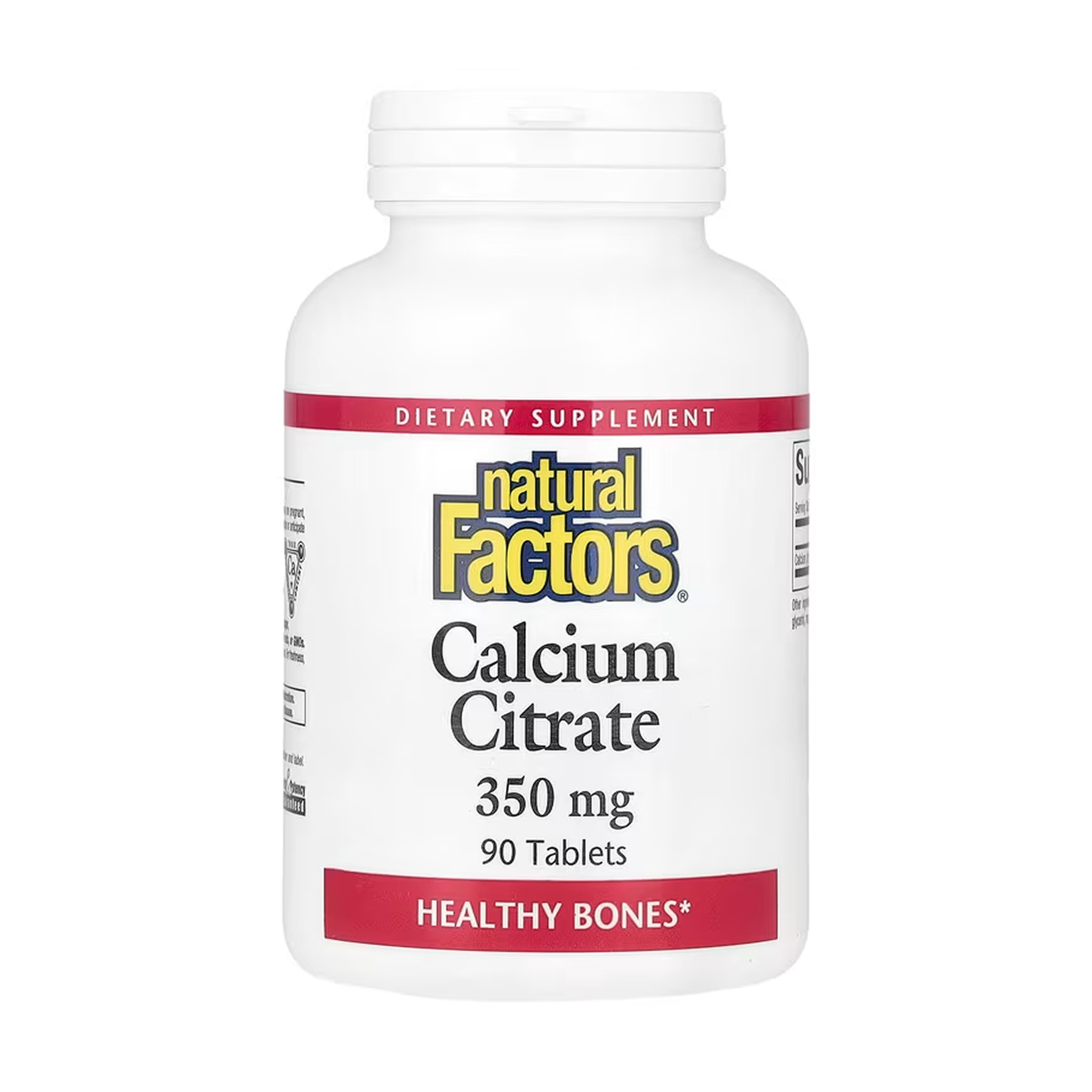 Таблетки Natural Factors Calcium Citrate 350mg - 90 tabs 2023-10-5742