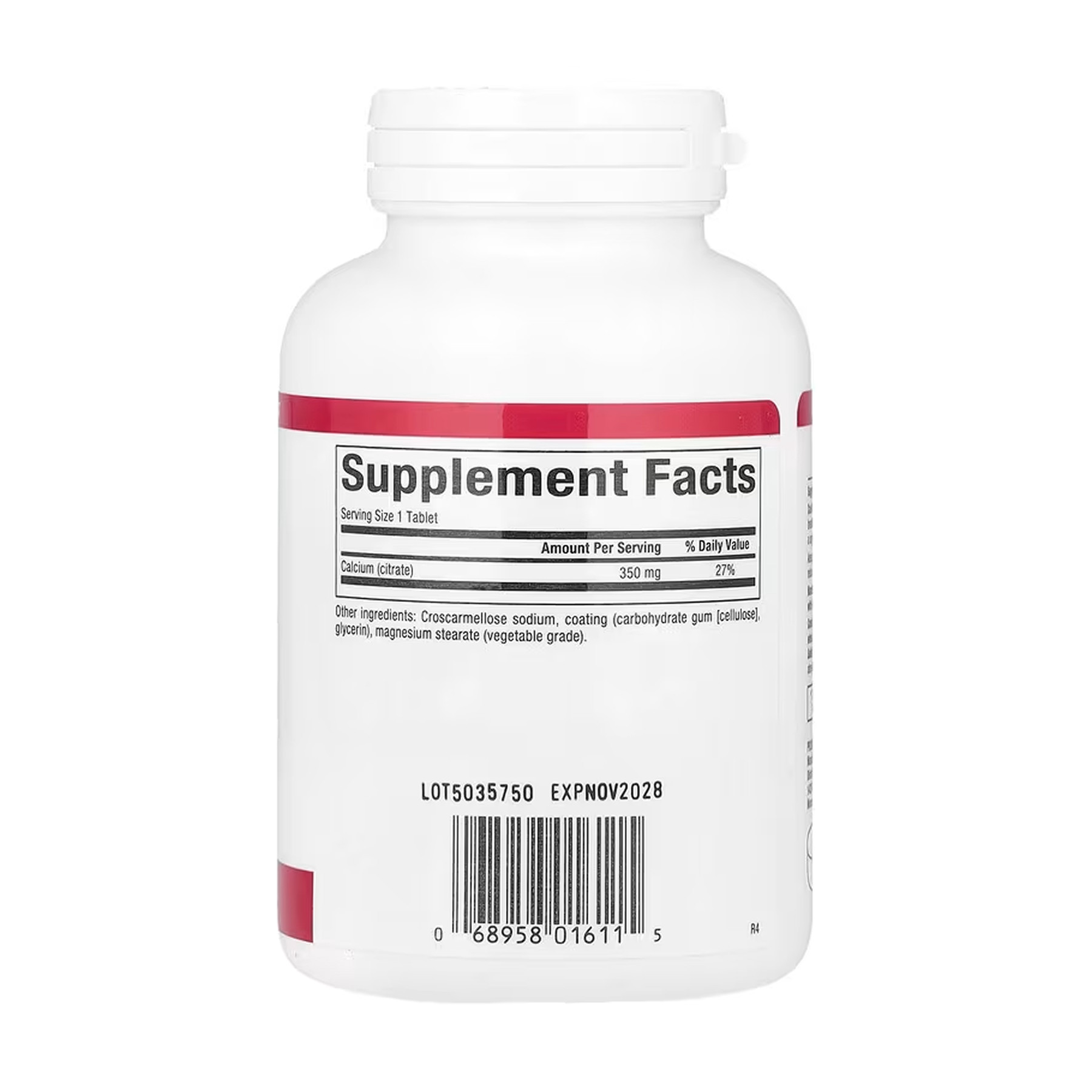 Таблетки Natural Factors Calcium Citrate 350mg - 90 tabs 2023-10-5742