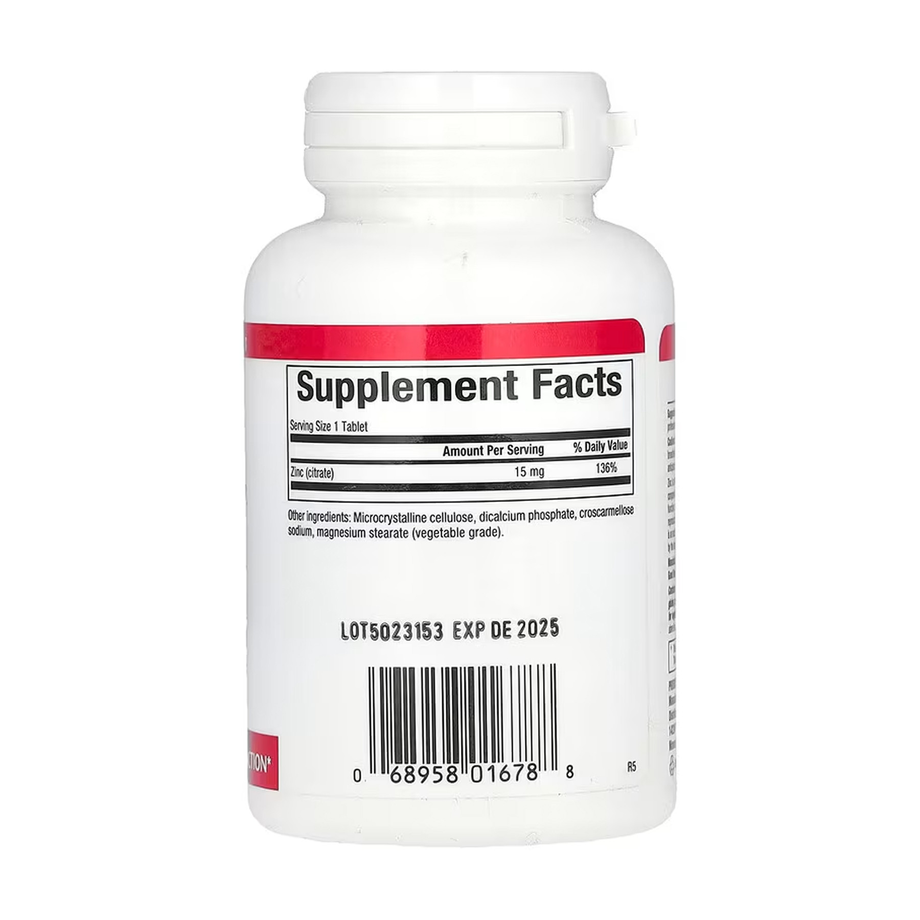 Таблетки Natural Factors Zinc Citrate 15mg - 30 tabs 2023-10-6701