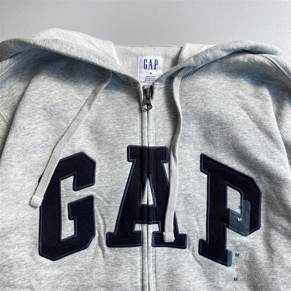 Толстовка Gap Logo Zip Hoodie Grey 218871731 218871731