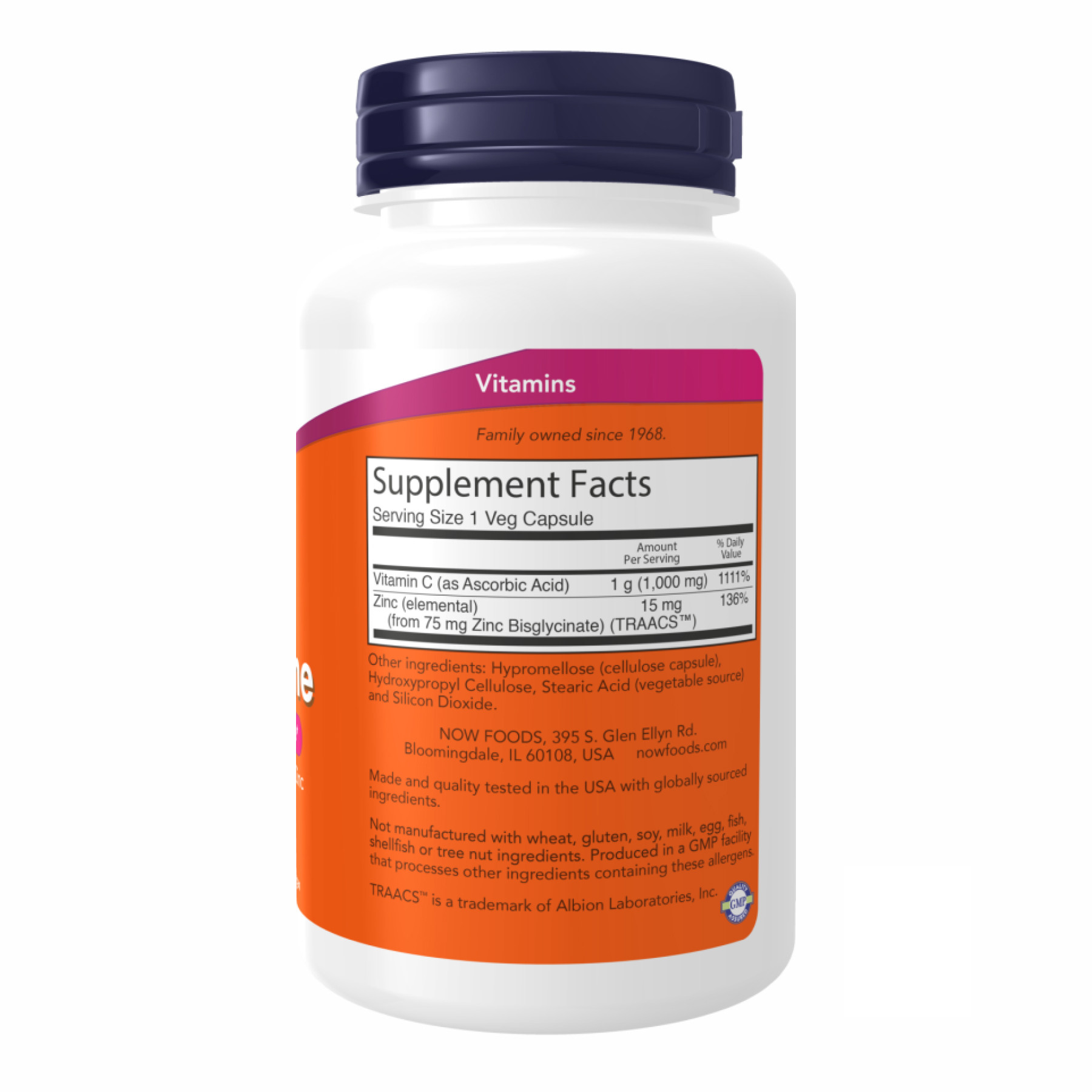Капсули C-1000 Zinc Immune - 90 vcaps 2022-10-0017