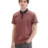 Поло POLO WITH DETAILED COLLAR 1040822ХХ35774 Tom Tailor L Бордовий 1040822ХХ35774