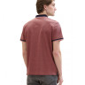 Поло POLO WITH DETAILED COLLAR 1040822ХХ35774 Tom Tailor L Бордовий 1040822ХХ35774