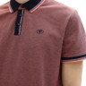 Поло POLO WITH DETAILED COLLAR 1040822ХХ35774 Tom Tailor L Бордовий 1040822ХХ35774