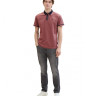Поло POLO WITH DETAILED COLLAR 1040822ХХ35774 Tom Tailor L Бордовий 1040822ХХ35774