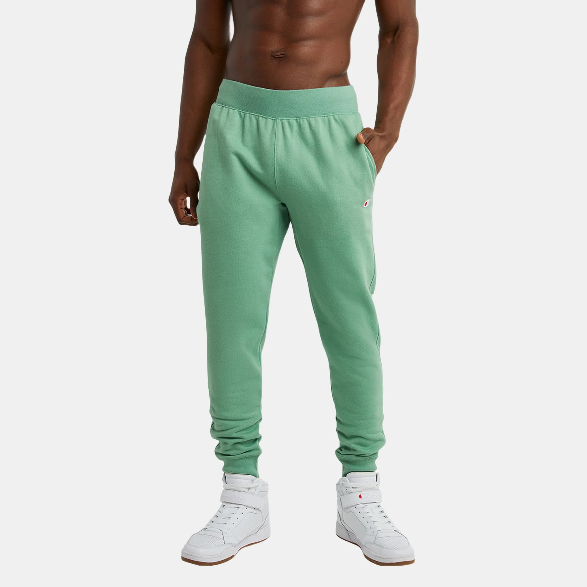 Штани Champion small logo sweatpants in green GF01Y06146 AQOJ