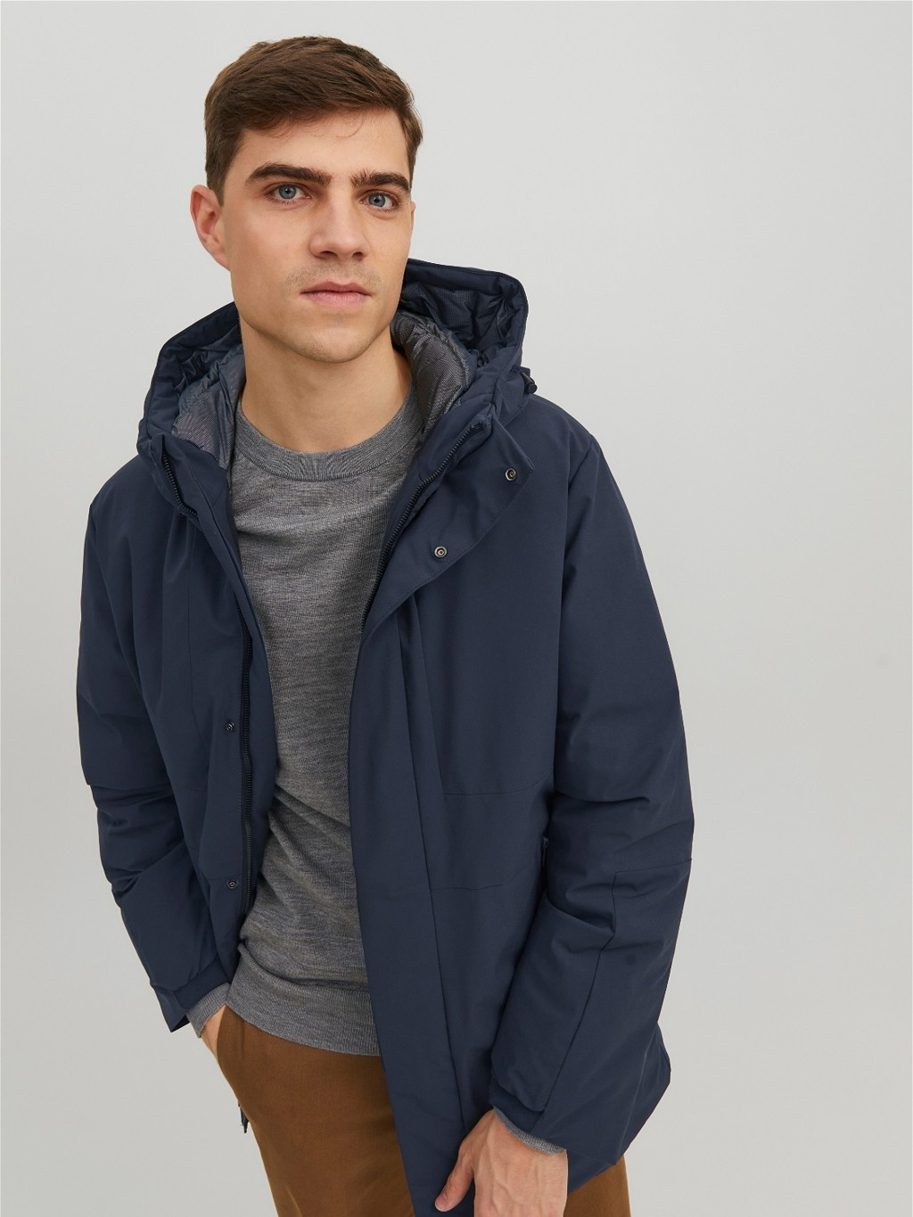 Куртка JPRBLATIGER PARKA SN 12213852-Dark Navy Jack&Jones L Темно-синій 12213852-Dark Navy
