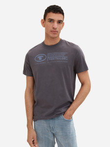 Футболка 1035611-10899 Tom Tailor L Темно-коричневий 1035611-10899