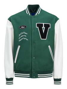 Куртка JORVARSITY BOMBER JACKET LTN 12207367-Trekking Green Jack&Jones M Зелений 12207367-TREKKING GREEN