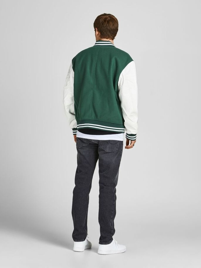 Куртка JORVARSITY BOMBER JACKET LTN 12207367-Trekking Green Jack&Jones M Зелений 12207367-Trekking Green
