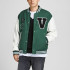 Куртка JORVARSITY BOMBER JACKET LTN 12207367-Trekking Green Jack&Jones M Зелений 12207367-Trekking Green
