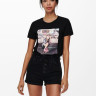 Футболка ONLLANA LIFE REG S/S PHOTO TOP BOX JRS 15228829 Black SNAP ONLY M Чорний 15228829BLACKSNAP