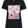 Футболка ONLLANA LIFE REG S/S PHOTO TOP BOX JRS 15228829 Black SNAP ONLY M Чорний 15228829BLACKSNAP