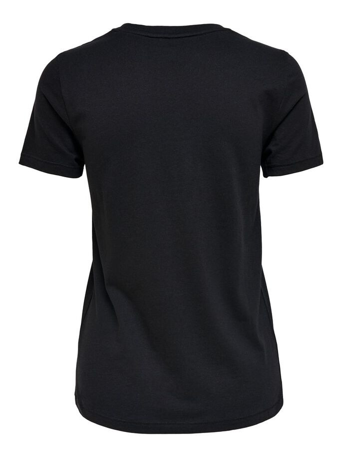 Футболка ONLLANA LIFE REG S/S PHOTO TOP BOX JRS 15228829 Black SNAP ONLY M Чорний 15228829BlackSNAP