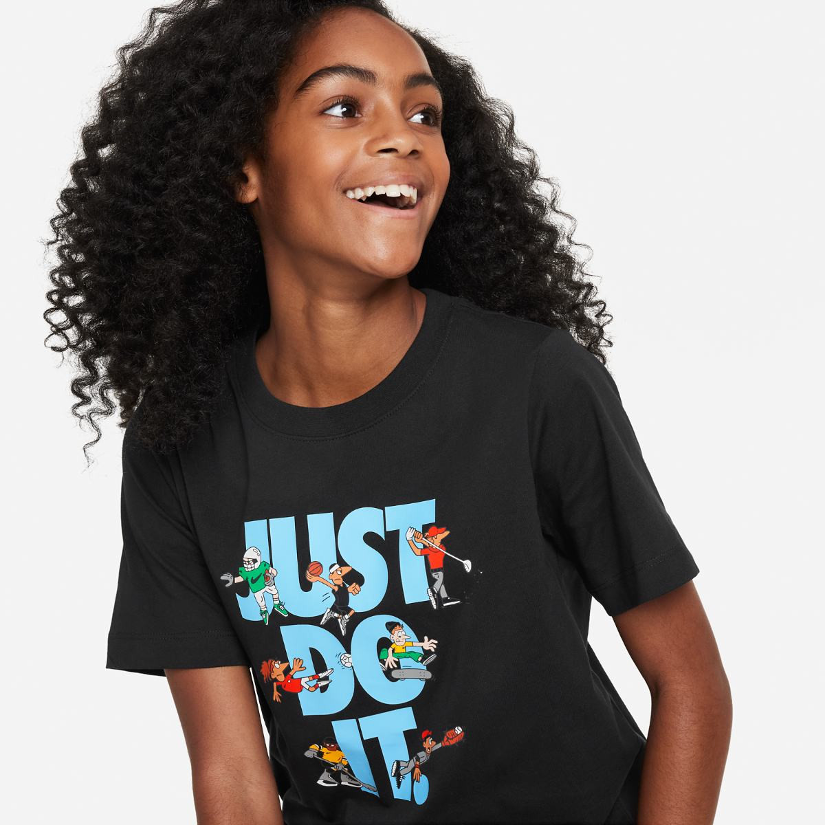 Футболка K NSW TEE JDI MULTI SPORT FN9667-010 Nike S Чорний FN9667-010