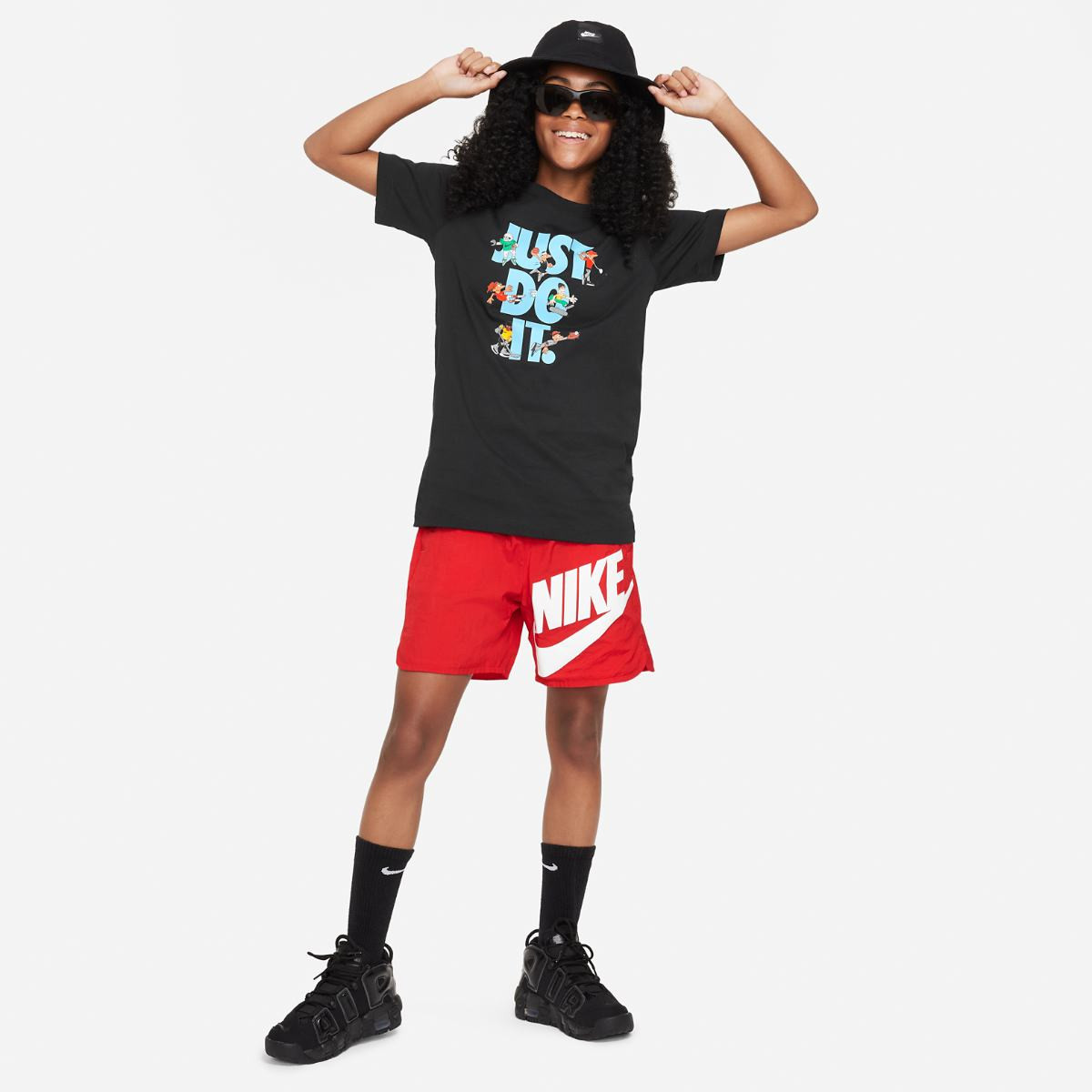 Футболка K NSW TEE JDI MULTI SPORT FN9667-010 Nike S Чорний FN9667-010