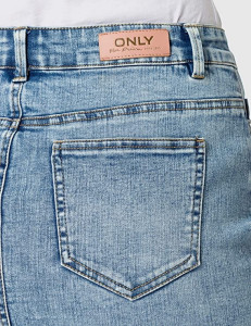 Спідниця ONLCARMEN LIFE REG ACIDDNM SKIRT BJ114-3 15227208-Medium Blue Denim ONLY L Блакитний 15227208-MEDIUM BLUE DENI