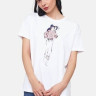 Футболка ONLMARY S/S OVERSIZE TOP JRS 15254406-Bright White-Print:HAT ONLY S Білий 15254406-BRIGHT WHITE-PRI