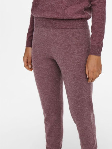 Штани ONLYOUNGER PANTS KNT 15238341-Rose Brown-Detail:W. MELANGE ONLY L Бордовий 15238341-ROSE BROWN-DETAI