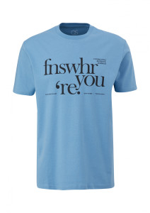 Футболка 2127283.51D0 Q/S by s.Oliver L Блакитний 2127283.51D0