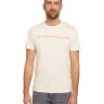 Футболка printed crewneck logo t-shirt 1030527XX1028130 Tom Tailor L Бежевий 1030527XX1028130