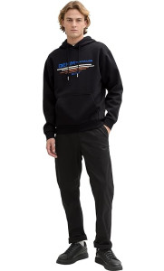 Худі Men's Sweater 1043298-13312 Tom Tailor L Чорний 1043298-13312