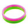 Кільця спортивні 12 шт (6 Рожеві+6 Зелені) AVK3-600-302