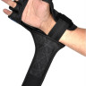 Рукавиці тренувальні RDX GRAPPLING GLOVES NEW AURA F17 чорний, синій Уні M GGR-F17BU