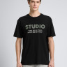 Футболка Relaxed fit T-shirt with print 1050315-29999 Tom Tailor XXL Чорний 1050315-29999
