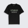 Футболка Relaxed fit T-shirt with print 1050315-29999 Tom Tailor XXL Чорний 1050315-29999