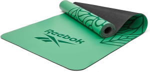 Килимок для йоги Reebok Natural Rubber Yoga Mat зелений, мандала Уні 176 х 61 х 0,4 см RAYG-11085GN