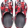 Сабо підліткові Classic Geo Camo Clog K SGy/Mlti 211171-0IE-Slate Grey/Multi CROCS J1 (32-33) Червон 211171-0IE-SLATE GREY/MUL