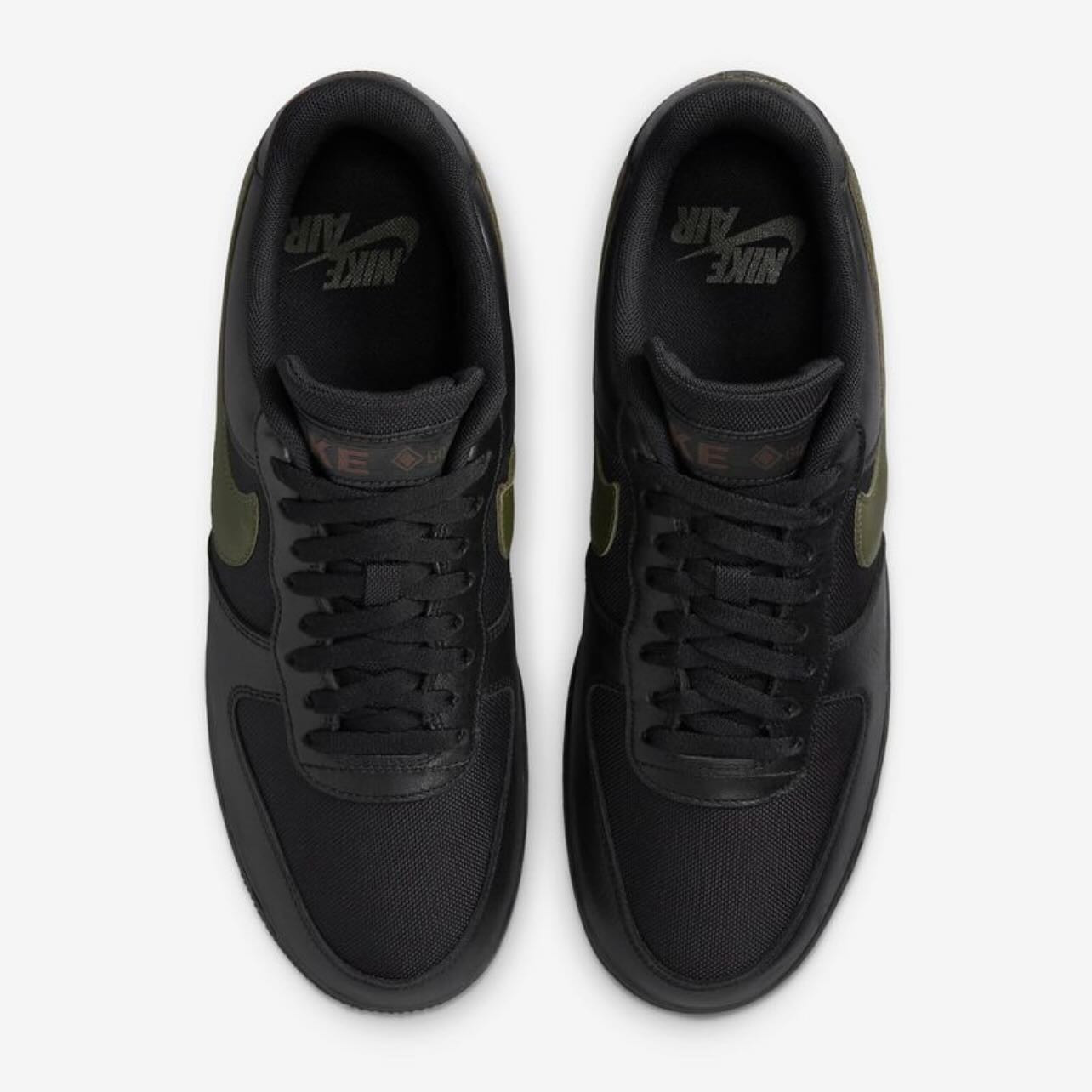 Кросівки Nike Air Force 1 Low GORE-TEX "Black/Cargo Khaki" HV3959-010