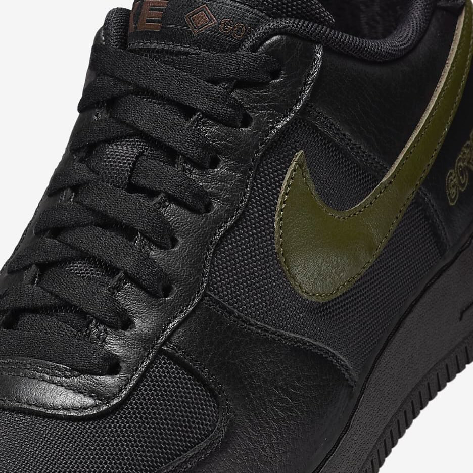 Кросівки Nike Air Force 1 Low GORE-TEX "Black/Cargo Khaki" HV3959-010