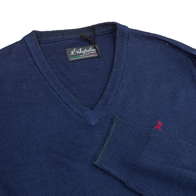 Пуловер AUSTRALIAN  Sweater Merinos V Neck LSUMA0009-402