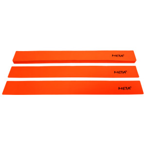 Набір плоских прямих фішок-маркерів Meta Flat Line Marker Set of 10 помаранчевий Уні 5,5х50 см 4010100101