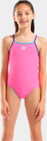 Купальник закритий для дівчат Arena SWIMSUIT LIGHT DROP SOLID рожевий 164 см 005919-988