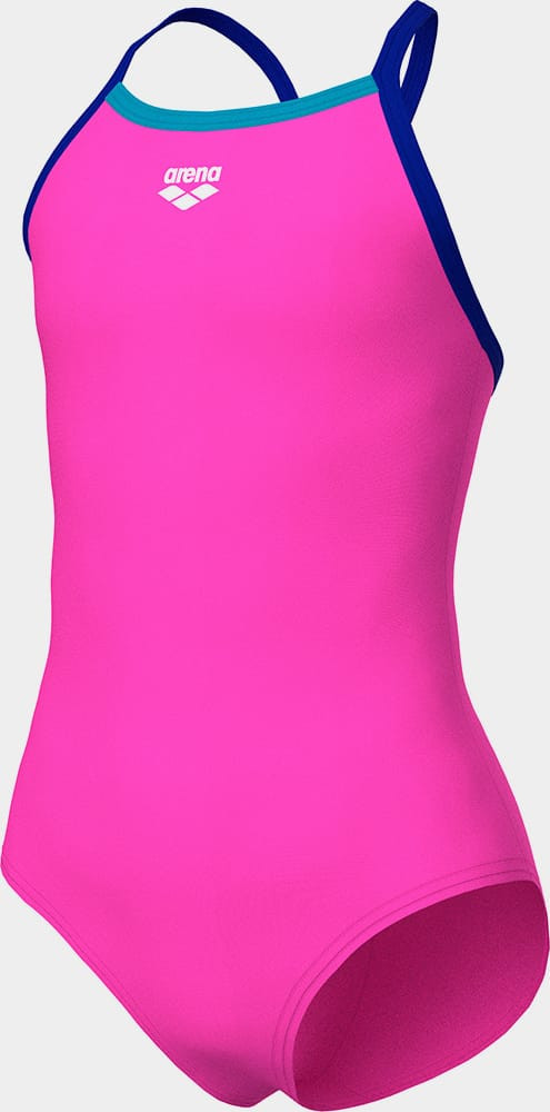 Купальник закритий для дівчат Arena SWIMSUIT LIGHT DROP SOLID рожевий 164 см 005919-988