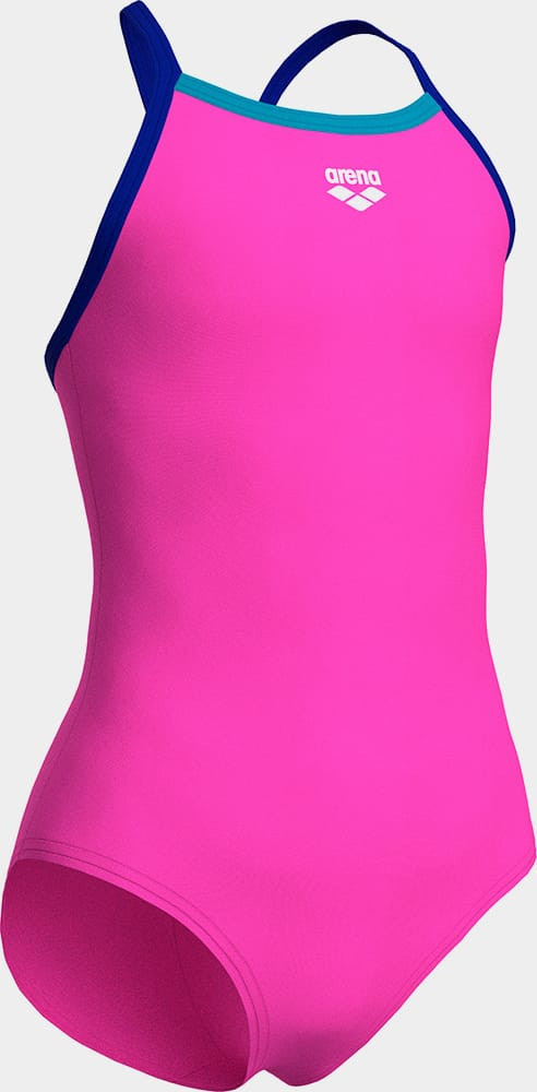 Купальник закритий для дівчат Arena SWIMSUIT LIGHT DROP SOLID рожевий 164 см 005919-988