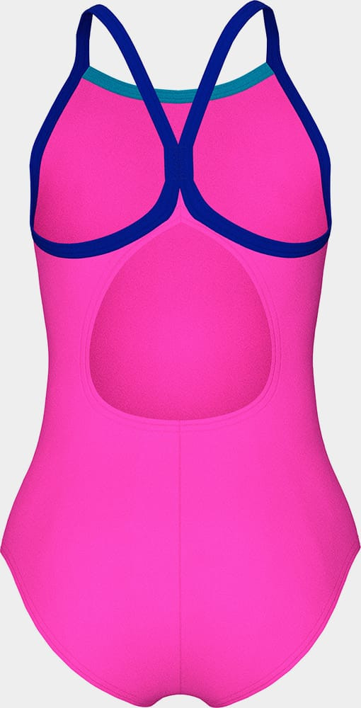 Купальник закритий для дівчат Arena SWIMSUIT LIGHT DROP SOLID рожевий 164 см 005919-988