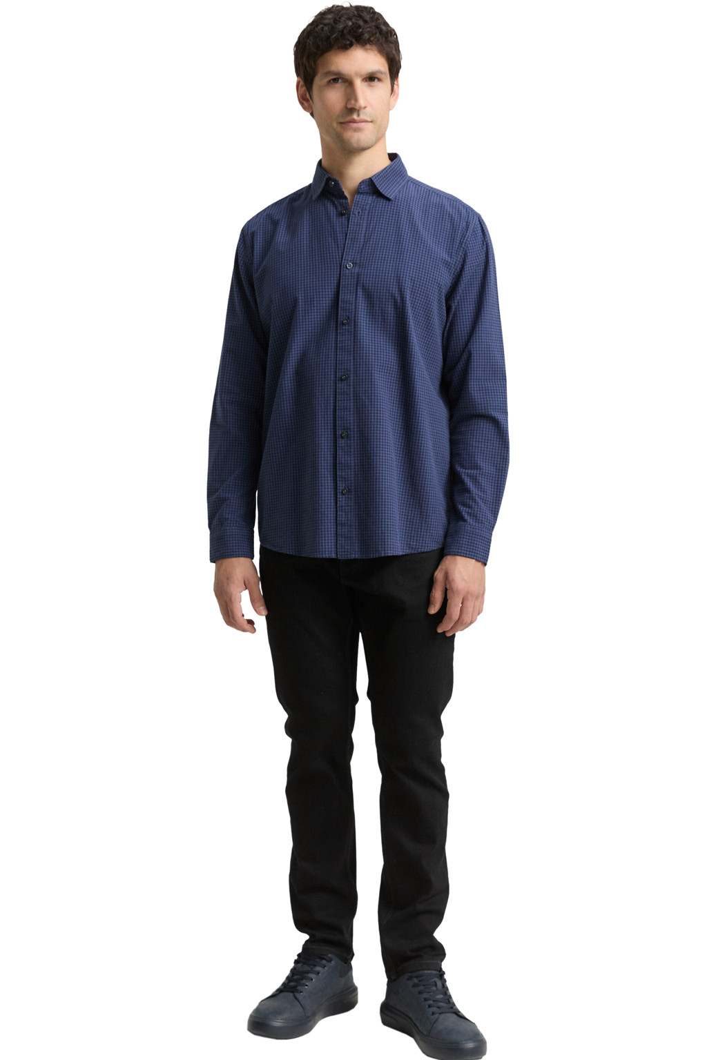 Сорочка ДР Men's Shirt 1048439-38955 Tom Tailor XXXL Синій 1048439-38955