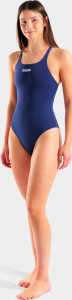 Купальник закритий для жінок Arena WOMEN'S TEAM SWIMSUIT SWIM PRO темно-синій Жін 40 005803-750