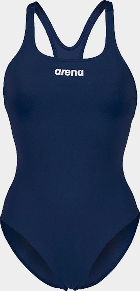 Купальник закритий для жінок Arena WOMEN'S TEAM SWIMSUIT SWIM PRO темно-синій Жін 40 005803-750